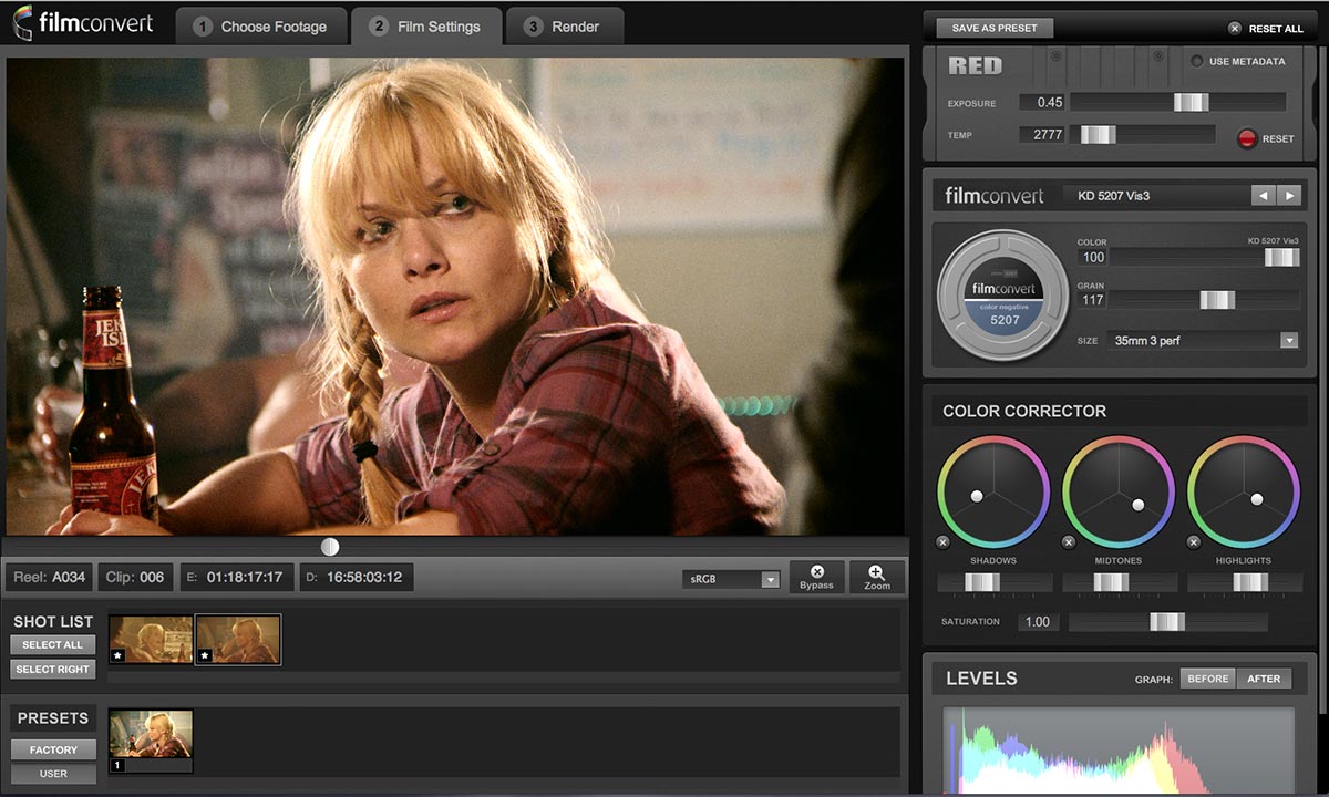 FilmConvert Pro 239 for Adobe After Effects Premiere